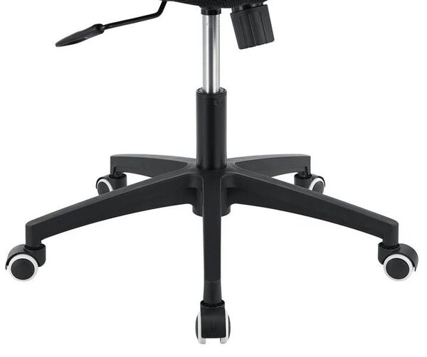 Ergonomická kancelářská židle, černá s opěrkou hlavy