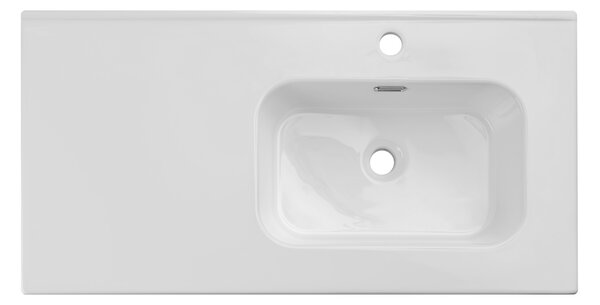 Comad Nábytkové keramické umyvadlo s odkládací plochou GO 2 90CM R DP, 91x46 cm, bílá lesklá