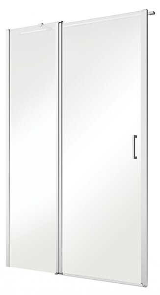 Besco Jednokřídlé sprchové dveře EXO-C 100x190 (110x190, 120x190) pro instalaci do niky - bez vaničky Rozměry (cm): šířka: 100