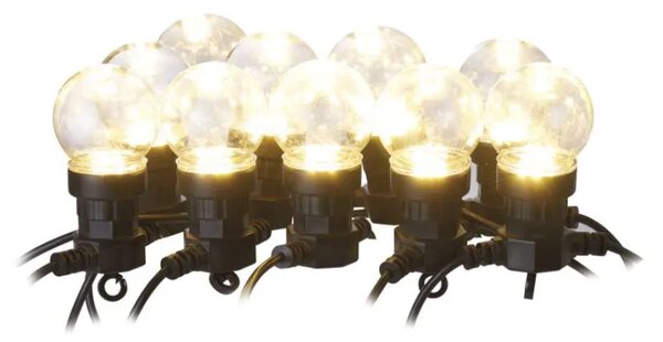 Emos lighting Žárovkový světelný řetěz 5m, 10x, IP44, čiré žárovky