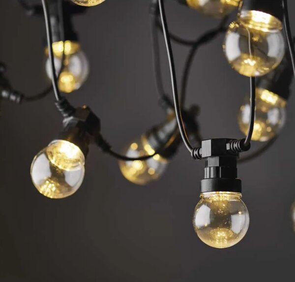 Emos lighting Žárovkový světelný řetěz 5m, 10x, IP44, čiré žárovky