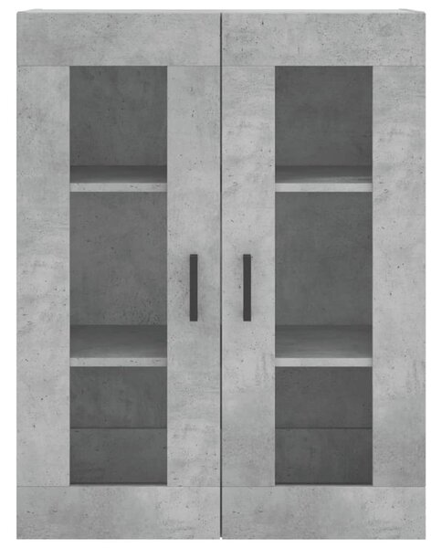 Skříň highboard betonově šedá 69,5x34x180 cm kompozitní dřevo 3198597