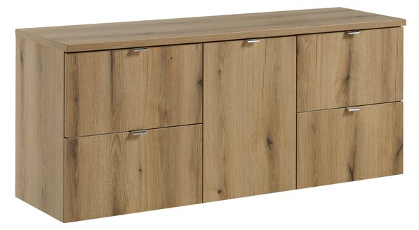 Comad Koupelnová skříňka pod deskové umyvadlo set Nova Oak 140 dub coast evoke