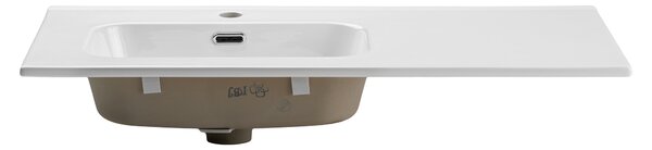 Comad Nábytkové keramické umyvadlo s odkládací plochou GO 2 90CM L DP, 91x46 cm, bílá lesklá