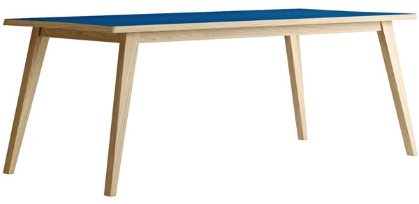 Modrý jídelní stůl Woodman Arrow 197 x 89 cm