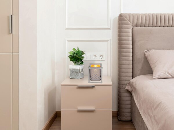 STOLNÍ LAMPA, 17/17/22 cm Globo - Online Only svítidla, Online Only