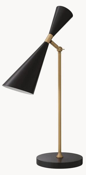 Ručně vyrobená stolní lampa's mramorovou podstavou Milos