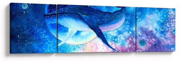 Obraz - Vesmírná velryba (170x50 cm)