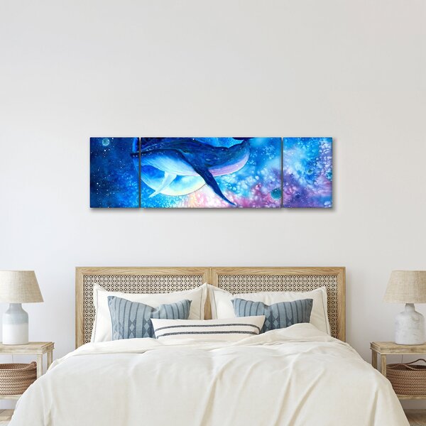 Obraz - Vesmírná velryba (170x50 cm)