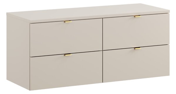Comad Koupelnová skříňka pod deskové umyvadlo set Dalia Cashmere 120 kašmír
