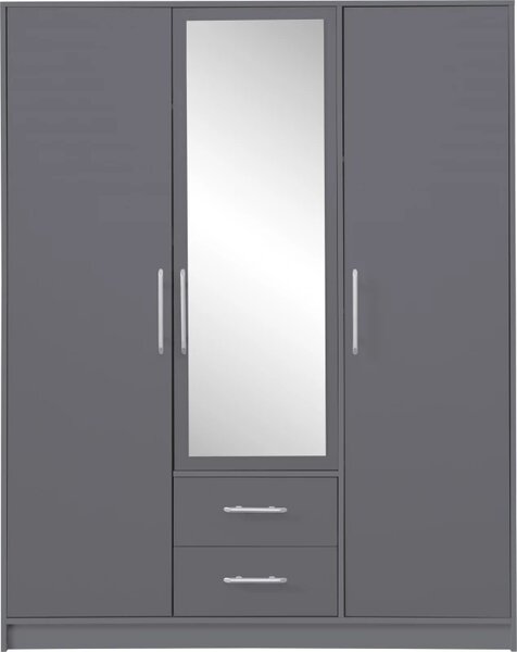 Šatní skříň Smart 150 cm Antracit, Antracit