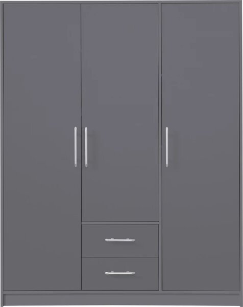 Šatní skříň Smart 150 cm Antracit, Antracit