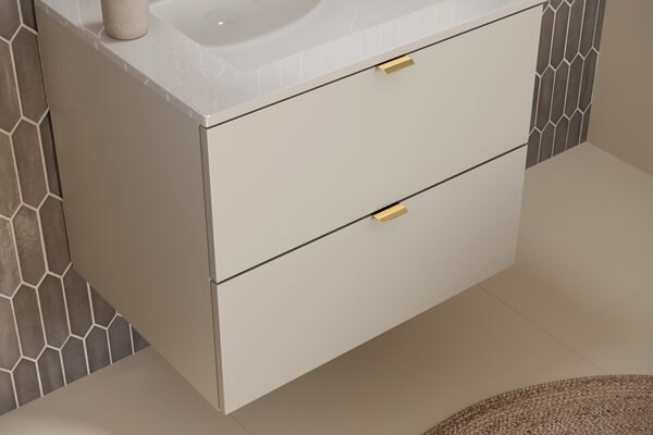 Comad Koupelnová skříňka pod deskové umyvadlo Dalia Cashmere 60 kašmír mat/dub cremona