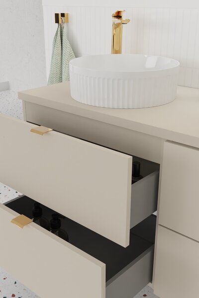 Comad Koupelnová skříňka pod deskové umyvadlo Dalia Cashmere 60 kašmír mat/dub cremona