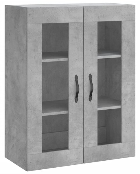 Skříň highboard betonově šedá 69,5x34x180 cm kompozitní dřevo 3198309