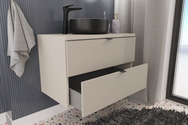 Comad Koupelnová skříňka pod umyvadlo Dalia Cashmere 80 kašmír mat