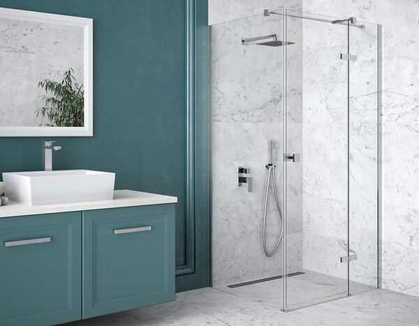 Besco Čtvercový sprchový kout PIXA SQ 90x90, výška 195 cm - bez vaničky Orientace: Pravá