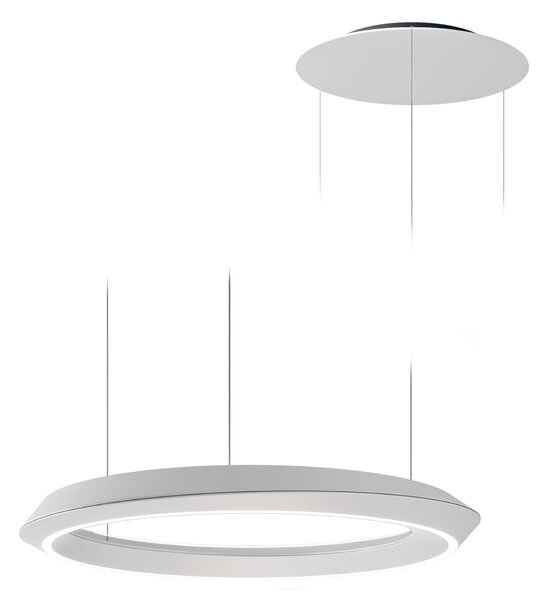 Lodes 19921 1027 Tidal, kulaté závěsné svítidlo LED 33W 2700K, matná bílá/bílá, průměr 60cm, TRIAC