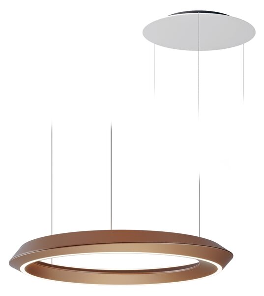 Lodes 19921 6727 Tidal, kulaté závěsné svítidlo LED 33W 2700K, hnědá/bílá, průměr 60cm, TRIAC