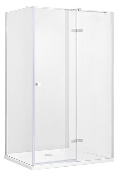 Besco Obdélníkový sprchový kout PIXA R 100x80 (100x90, 120x80, 120x90), výška 195 cm - bez vaničky Rozměry (cm): 100x80, Orientace: Pravá