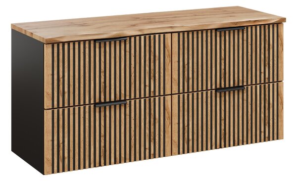 Comad Koupelnová skříňka pod deskové umyvadlo set Xilo 120 šedá/dub wotan