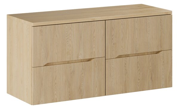 Comad Koupelnová skříňka pod deskové umyvadlo set Nordic Cremona 120 dub cremona