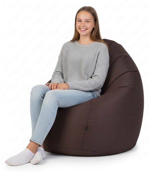 Sedací pytel Primabag Mega Sako polyester tmavě hnědá