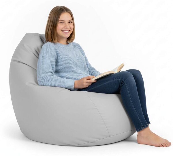 Sedací pytel Primabag Mega Sako polyester šedá