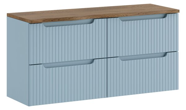 Comad Koupelnová skříňka pod deskové umyvadlo set Nova Denim 120 denim/dub cassela