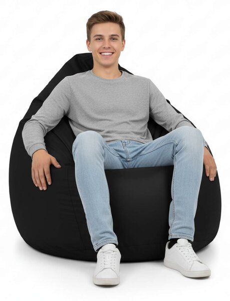 Sedací pytel Primabag Mega Sako polyester černá