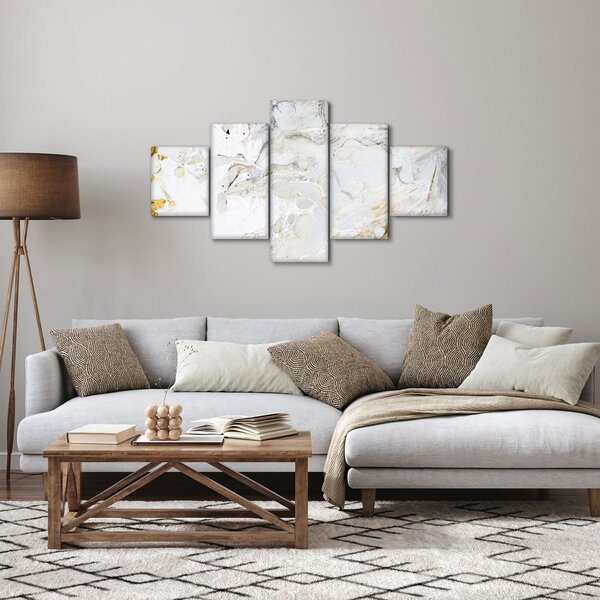 Obraz - Olejový papír s mramorovým designem (125x70 cm)
