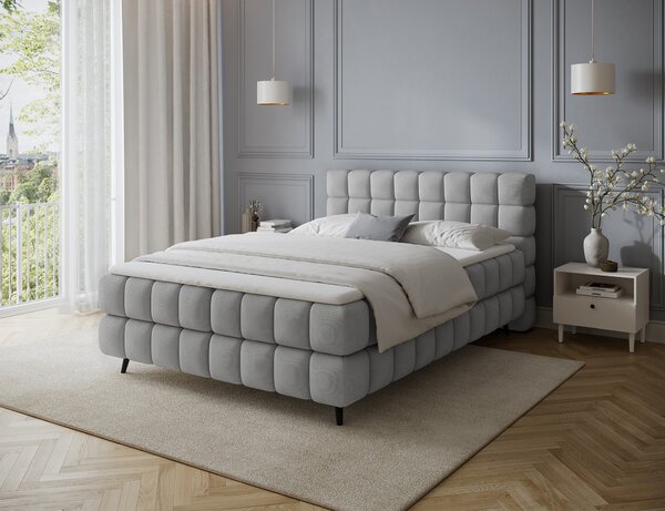 Eltap Čalouněná postel Sabeno s úložným prostorem Materiál a barva potahu: Royal 20 - béžová, Rozměr: 160x200