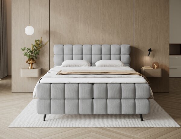 Eltap Čalouněná postel Sabeno s úložným prostorem Materiál a barva potahu: Royal 20 - béžová, Rozměr: 160x200