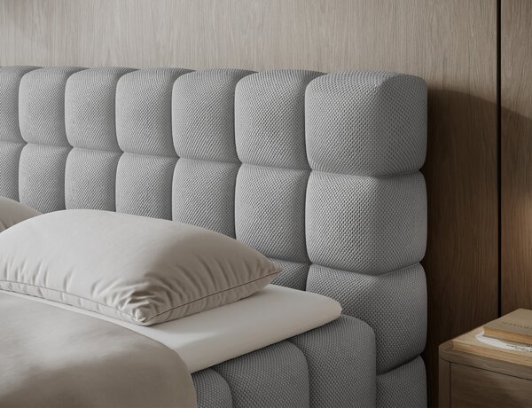 Eltap Čalouněná postel Sabeno s úložným prostorem Materiál a barva potahu: Royal 20 - béžová, Rozměr: 160x200