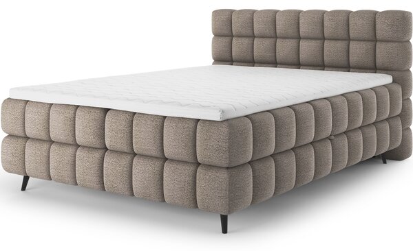 Eltap Čalouněná postel Sabeno s úložným prostorem Materiál a barva potahu: Royal 20 - béžová, Rozměr: 160x200