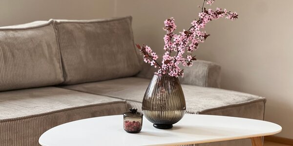 Skloglass Dózička SAKURA Kouřová Barva: Křištál, Kusy: 1ks