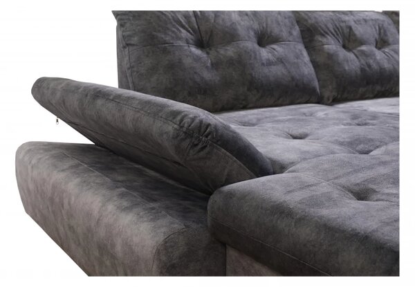 Sedací souprava DIOR U, šedá (AN 5077/5075)