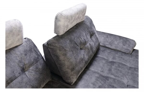 Sedací souprava DIOR U, šedá (AN 5077/5075)