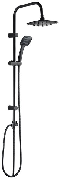 Kuchinox Ondo, sprchový sloup s dešťovou hlavicí 200x200 mm, černá, LAV-PG7_70KX