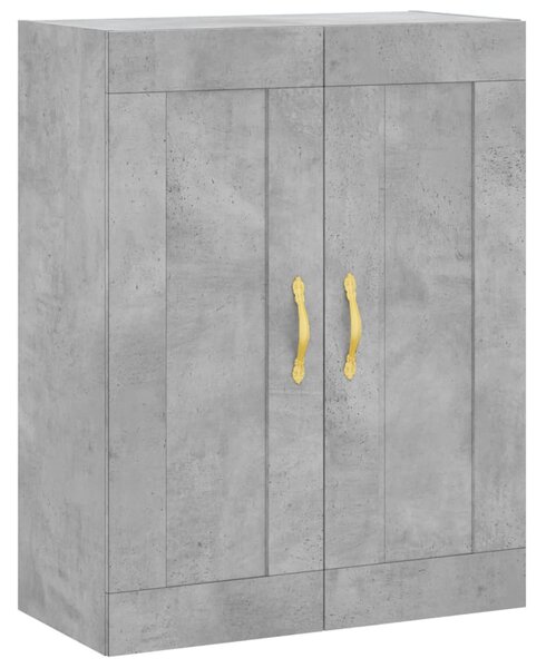 Skříň highboard betonově šedá 69,5x34x180 cm kompozitní dřevo 3199925