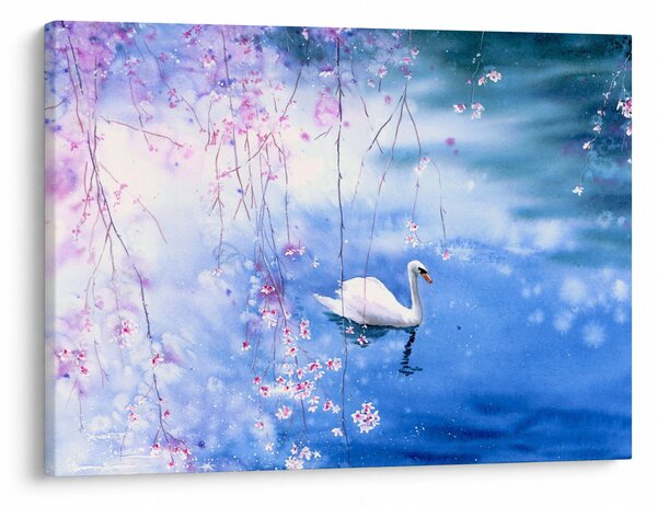 Obraz - Magické jezero (70x50 cm)