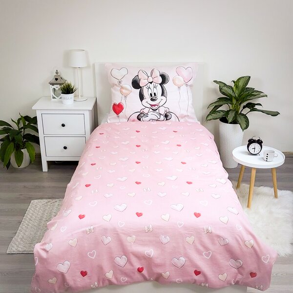 Jerry Fabrics povlečení MINNIE BALLOON 02 bavlna hladká, 140x200cm + 70x90cm