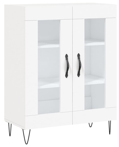Skříň highboard bílá 69,5 x 34 x 180 cm kompozitní dřevo 3198065