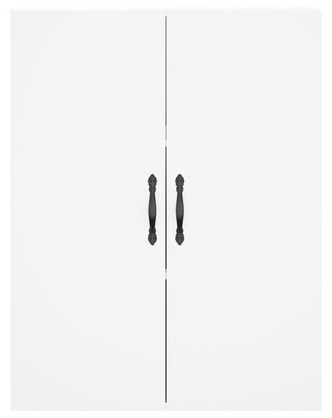 Skříň highboard bílá 69,5 x 34 x 180 cm kompozitní dřevo 3198065