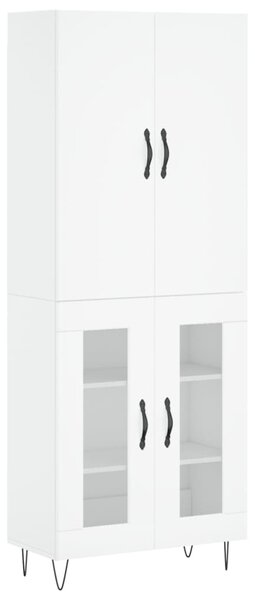 Skříň highboard bílá 69,5 x 34 x 180 cm kompozitní dřevo 3198065