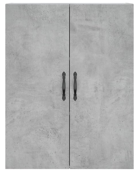 Skříň highboard betonově šedá 69,5x34x180 cm kompozitní dřevo 3198069