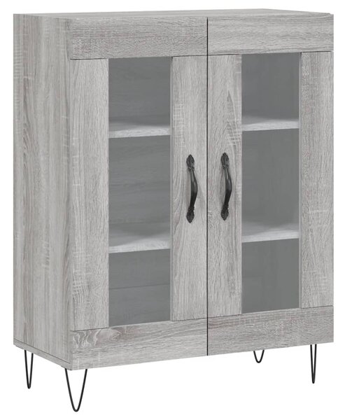 Skříň highboard šedá sonoma 69,5 x 34 x 180 cm kompozitní dřevo 3198071