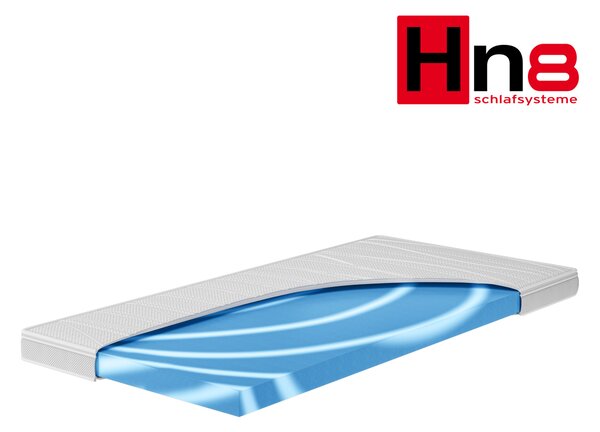 HN8 Schlafsysteme Gelový topper Klima s chladivým potahem a dvěma stranami ležení (H2, 90 X 200 CM) (100397143002)