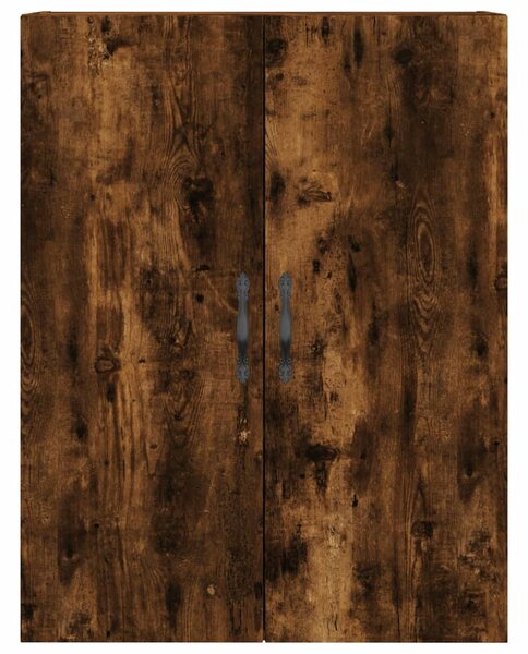 Skříň highboard kouřový dub 69,5 x 34 x 180 cm kompozitní dřevo 3198086
