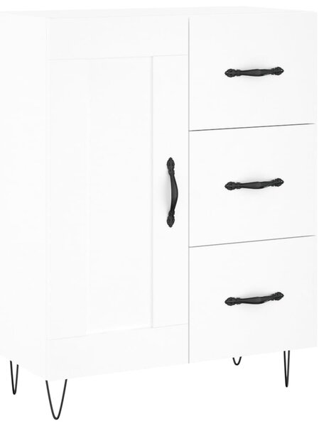 Skříň highboard bílá 69,5 x 34 x 180 cm kompozitní dřevo 3198105